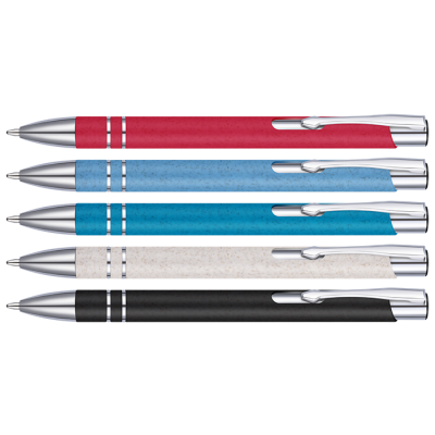 ECO - ELECTRA WHEATSTRAW BALL PEN (FULL COLOUR PRINT)