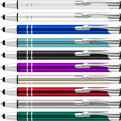 ELECTRA METAL TOUCH STYLUS BALL PEN