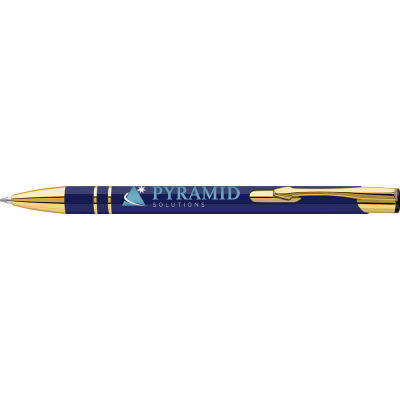 ELECTRA ORO BALL PEN (FULL COLOUR PRINT) (WHITE ONLY)