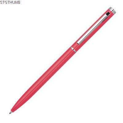 ELEGANT METAL BALL PEN SLIM LINE in Red