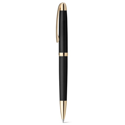 EZEKIEL TWIST ACTION METAL BALL PEN in Black