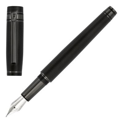 FOUNTAIN PEN BOLD STRIPE BLACK