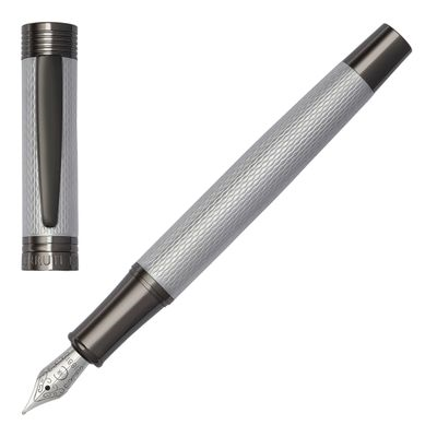 FOUNTAIN PEN ZOOM DIAMOND SILVER CHROME