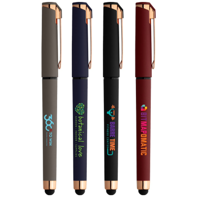 ISLANDER GEL SOFTY ROSE GOLD W & STYLUS