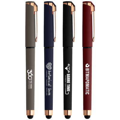 ISLANDER GEL SOFTY ROSE GOLD W & STYLUS