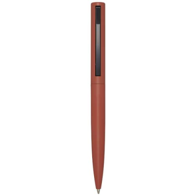 JUANA RECYCLED ALUMINIUM METAL BALL PEN (BLACK INK) in Brick