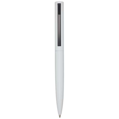 JUANA RECYCLED ALUMINIUM METAL BALL PEN (BLACK INK) in White