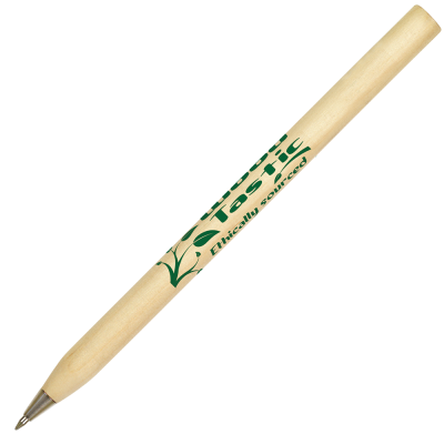 JUMBOSTICK BALL PEN - NATURAL (BLUE INK)