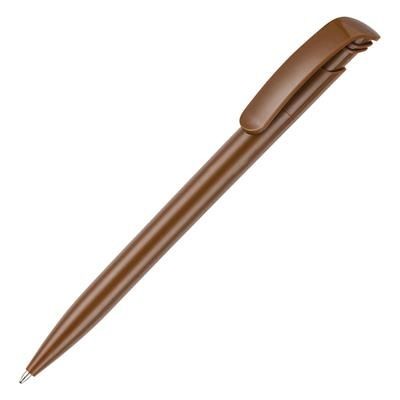 KODA PLASTIC COLOUR BALL PEN in Shandy Brown