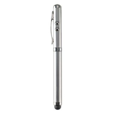 LASER POINTER TOUCH PEN in Silver