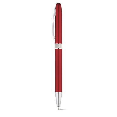 LENA BALL PEN with Twist Mechanism & Metal Clip in Red