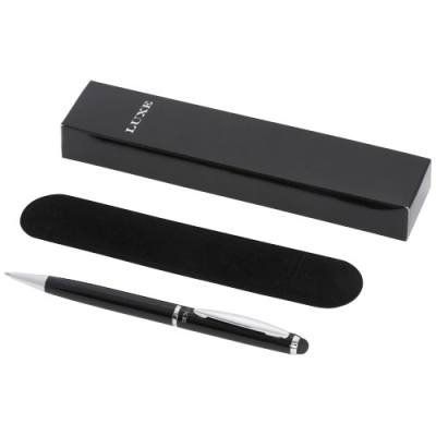 LENTO STYLUS BALL PEN (BLACK INK) in Solid Black