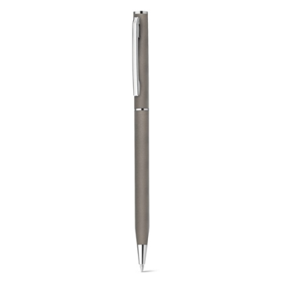 LESLEY METALLIC METAL BALL PEN with Clip in Gun Metal