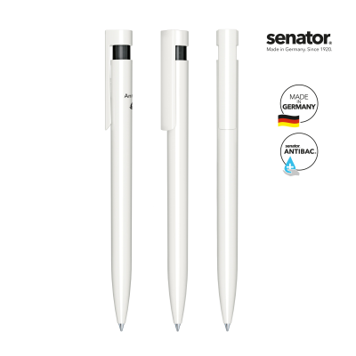 LIBERTY POLISHED BASIC ANTIBAC PUSH BALL PEN