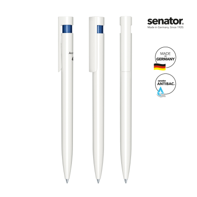 LIBERTY POLISHED BASIC ANTIBAC PUSH BALL PEN