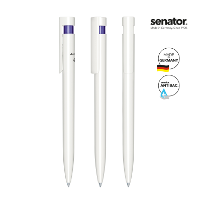 LIBERTY POLISHED BASIC ANTIBAC PUSH BALL PEN