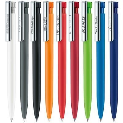 LIBERTY SOFT TOUCH BALL PEN with Metal Clip