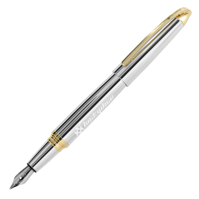 LUCERNE FOUNTAIN PEN - SILVER - GOLD