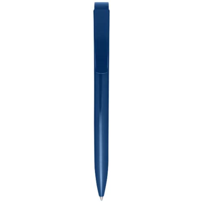 LUCIA RECYCLED PLASTIC BALL PEN (BLACK INK) in Blue