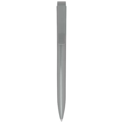 LUCIA RECYCLED PLASTIC BALL PEN (BLACK INK) in Grey