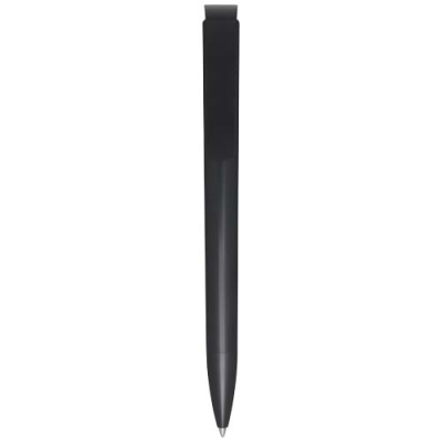 LUCIA RECYCLED PLASTIC BALL PEN (BLACK INK) in Solid Black