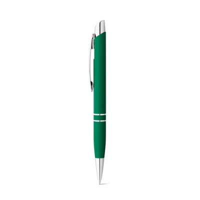 MARIETA SOFT ALUMINIUM METAL BALL PEN with Clip in Green