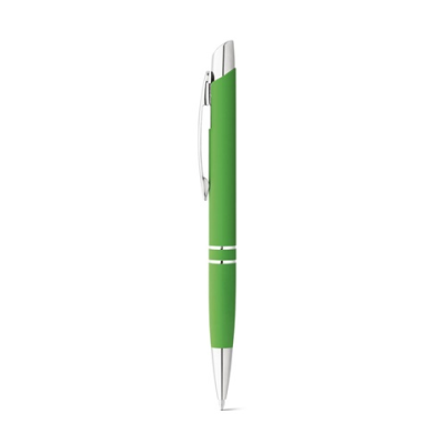 MARIETA SOFT ALUMINIUM METAL BALL PEN with Clip in Pale Green