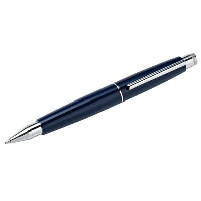 METAL BALL PEN in Blue & Shiny Silver