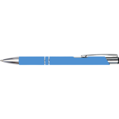 METAL BALL PEN in Light Blue