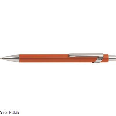 METAL BALL PEN in Orange