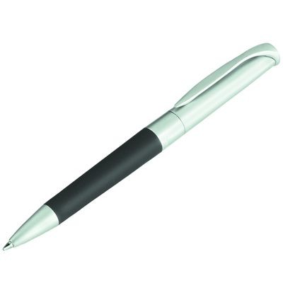 METAL BALL PEN in Silver Chrome & Black