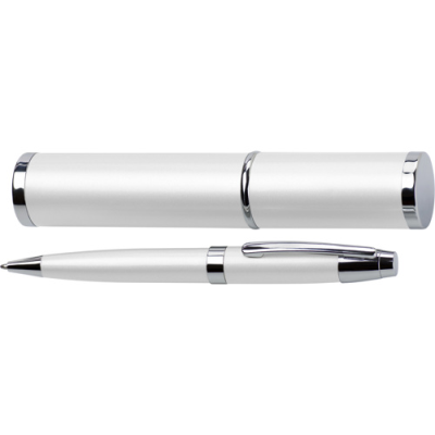 METAL BALL PEN in White