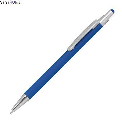 METALL BALL PEN with Rubber Coating & Touch Function