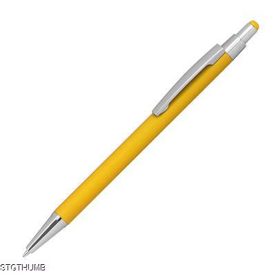 METALL BALL PEN with Rubber Coating & Touch Function