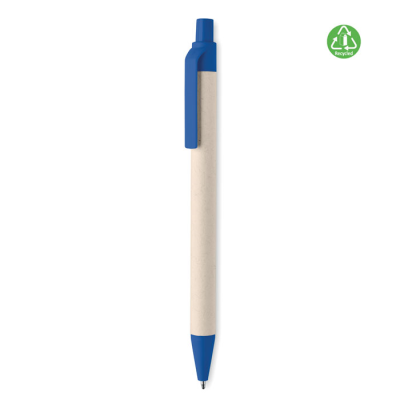 MILK CARTON PAPER BALL PEN in Blue