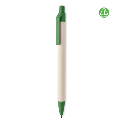 MILK CARTON PAPER BALL PEN in Green