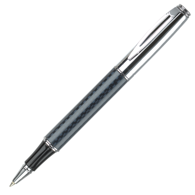 MODULUS METAL ROLLERBALL PEN - CARBON FIBRE SILVER