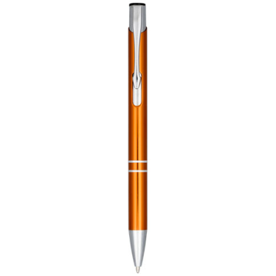 MONETA ANODIZED ALUMINIUM METAL CLICK BALL PEN in Orange