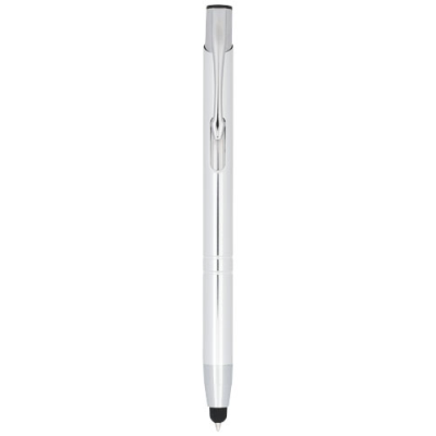 MONETA ANODIZED ALUMINIUM METAL CLICK STYLUS BALL PEN in Titanium