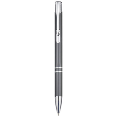 MONETA RECYCLED ALUMINIUM METAL BALL PEN (BLACK INK) in Grey