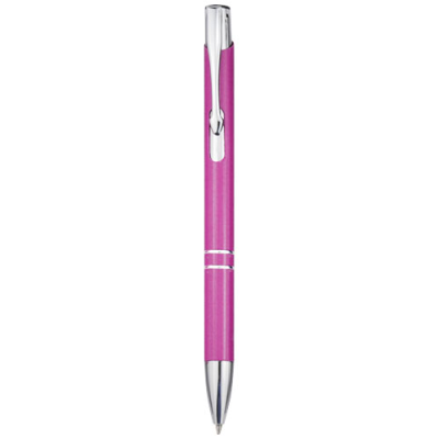 MONETA RECYCLED ALUMINIUM METAL BALL PEN (BLACK INK) in Magenta