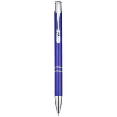 MONETA RECYCLED ALUMINIUM METAL BALL PEN (BLACK INK) in Royal Blue