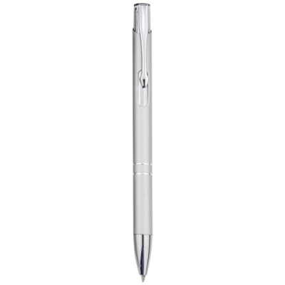 MONETA RECYCLED ALUMINIUM METAL BALL PEN (BLACK INK) in Silver