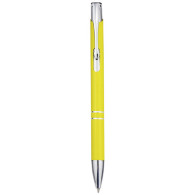 MONETA RECYCLED ALUMINIUM METAL BALL PEN (BLACK INK) in Yellow