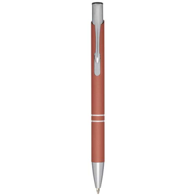 MONETA SOFT TOUCH BALL PEN (BLACK INK) in Brick