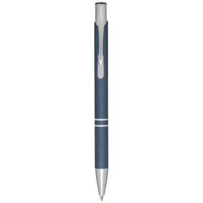 MONETA SOFT TOUCH BALL PEN (BLACK INK) in Hale Blue