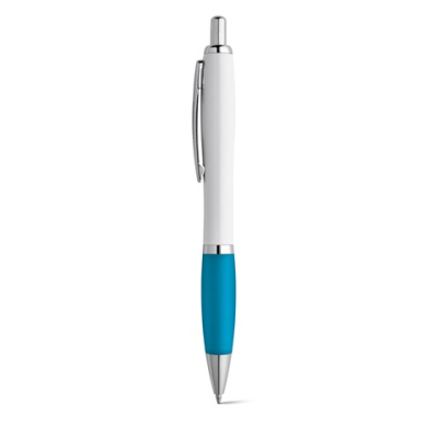 MOVE BALL PEN with Metal Clip in Light Blue