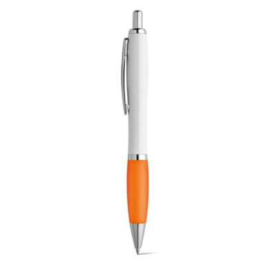 MOVE BALL PEN with Metal Clip in Orange