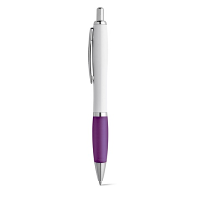 MOVE BALL PEN with Metal Clip in Purple