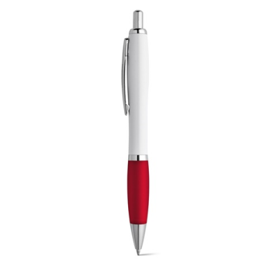 MOVE BALL PEN with Metal Clip in Red